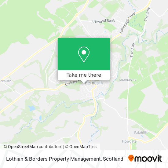 Lothian & Borders Property Management map