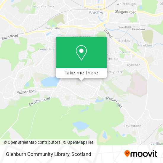 Glenburn Community Library map