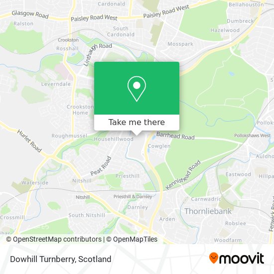 Dowhill Turnberry map