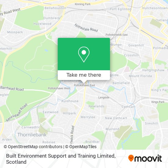 Built Environment Support and Training Limited map