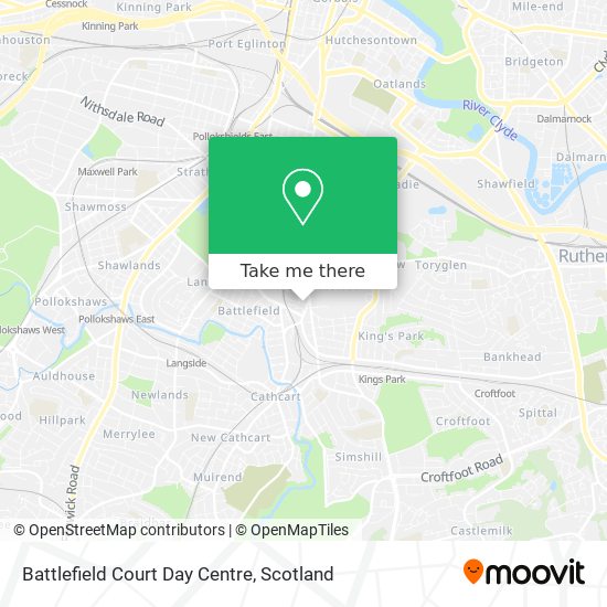 Battlefield Court Day Centre map