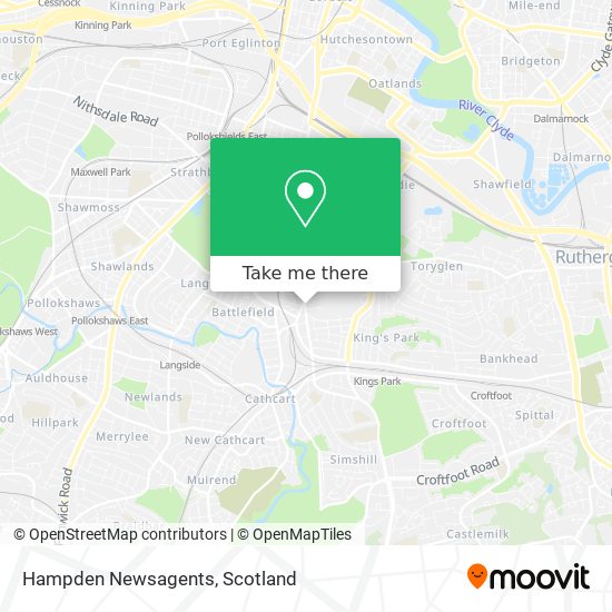 Hampden Newsagents map