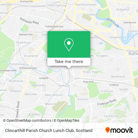 Clincarthill Parish Church Lunch Club map