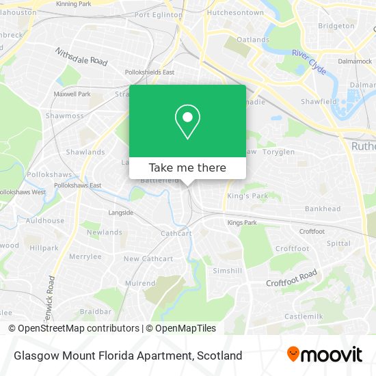 Glasgow Mount Florida Apartment map