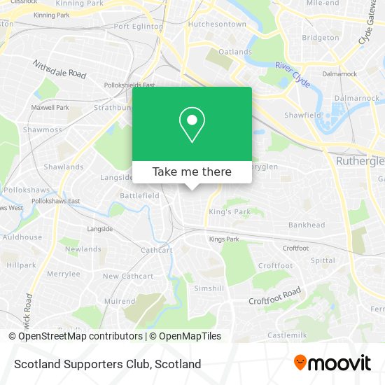 Scotland Supporters Club map