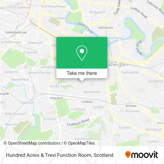 Hundred Acres & Trevi Function Room map
