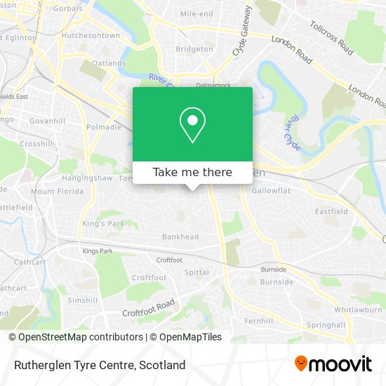 Rutherglen Tyre Centre map