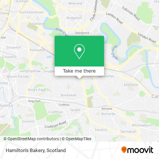 Hamilton's Bakery map