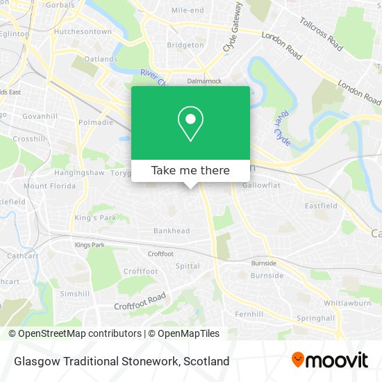 Glasgow Traditional Stonework map