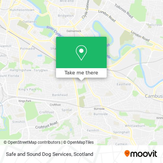 Safe and Sound Dog Services map