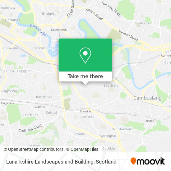 Lanarkshire Landscapes and Building map