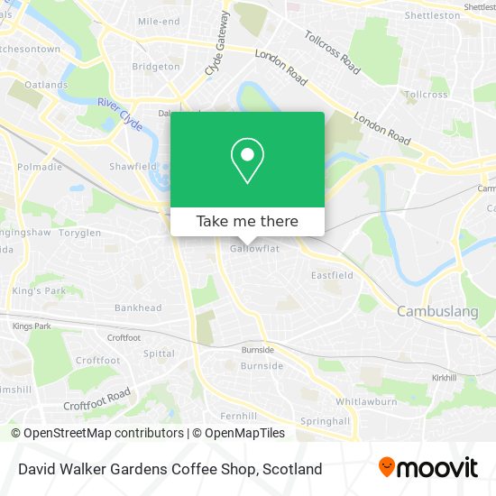 David Walker Gardens Coffee Shop map