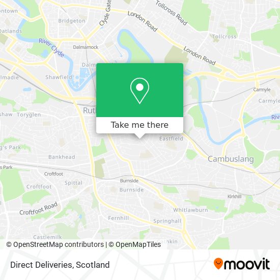 Direct Deliveries map