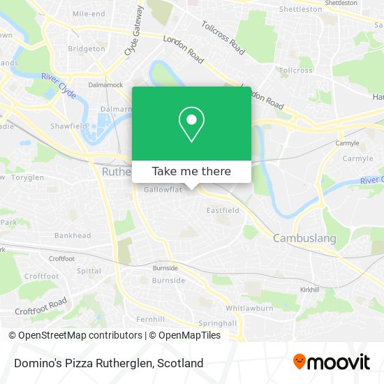 Domino's Pizza Rutherglen map