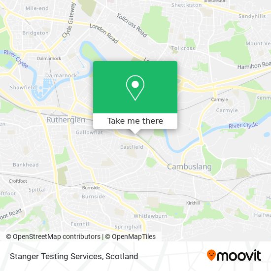 Stanger Testing Services map