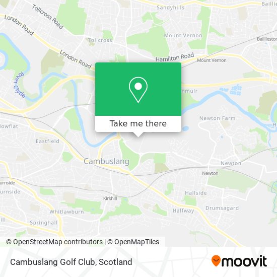 Cambuslang Golf Club map