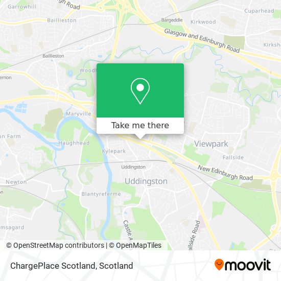 ChargePlace Scotland map