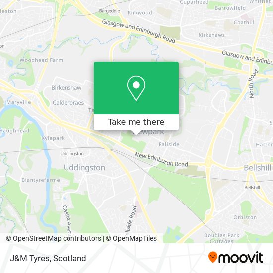 J&M Tyres map