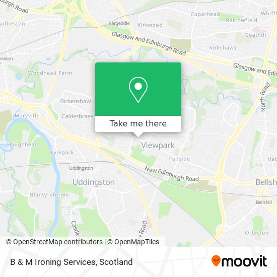 B & M Ironing Services map