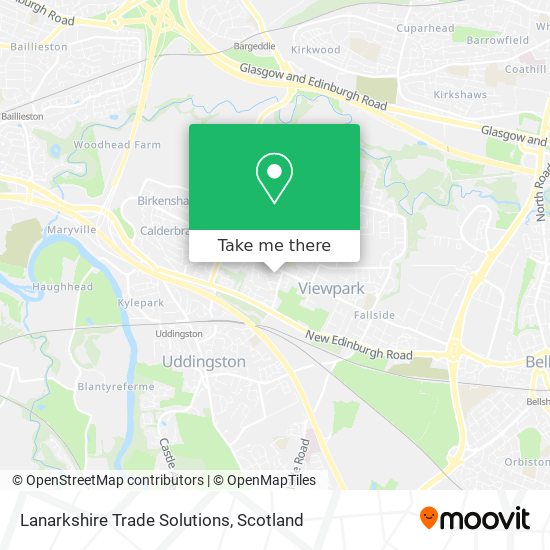 Lanarkshire Trade Solutions map