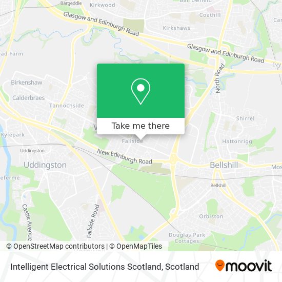 Intelligent Electrical Solutions Scotland map