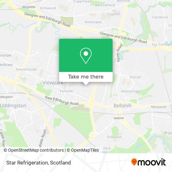 Star Refrigeration map