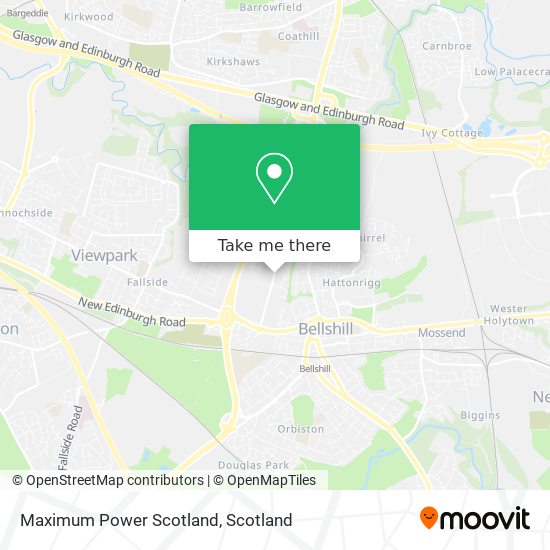 Maximum Power Scotland map