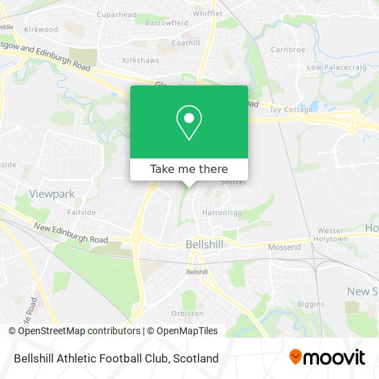 Bellshill Athletic Football Club map