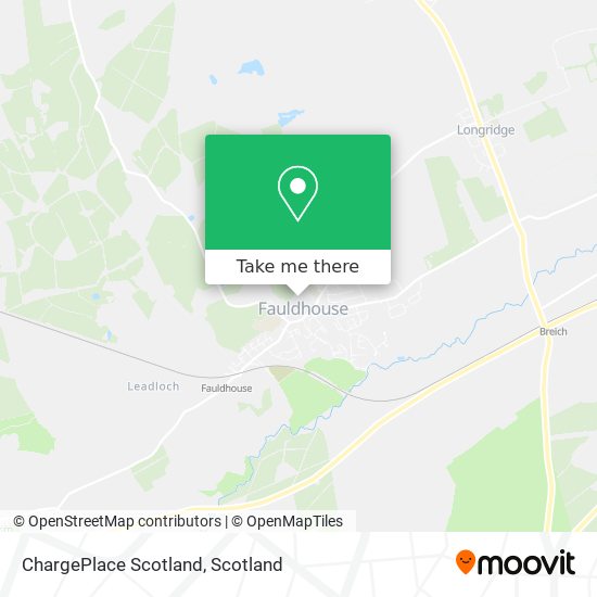 ChargePlace Scotland map