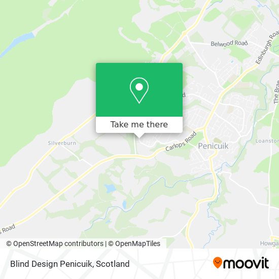 Blind Design Penicuik map