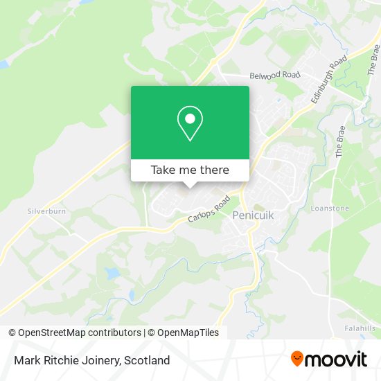 Mark Ritchie Joinery map