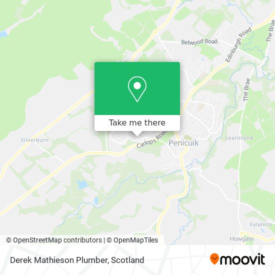 Derek Mathieson Plumber map