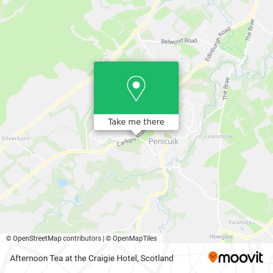 Afternoon Tea at the Craigie Hotel map