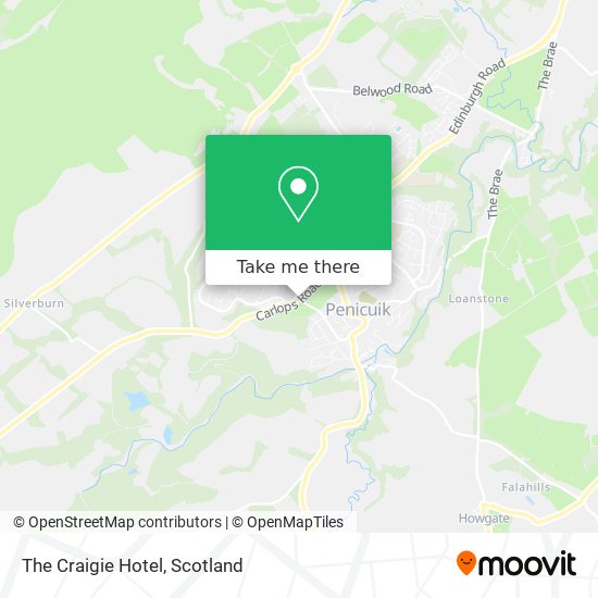 The Craigie Hotel map