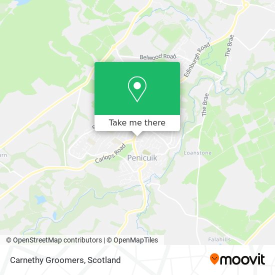 Carnethy Groomers map