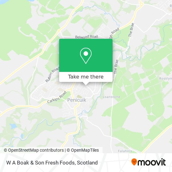 W A Boak & Son Fresh Foods map