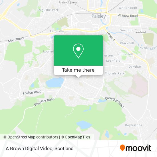 A Brown Digital Video map