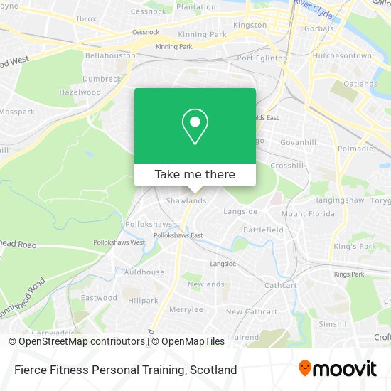 Fierce Fitness Personal Training map