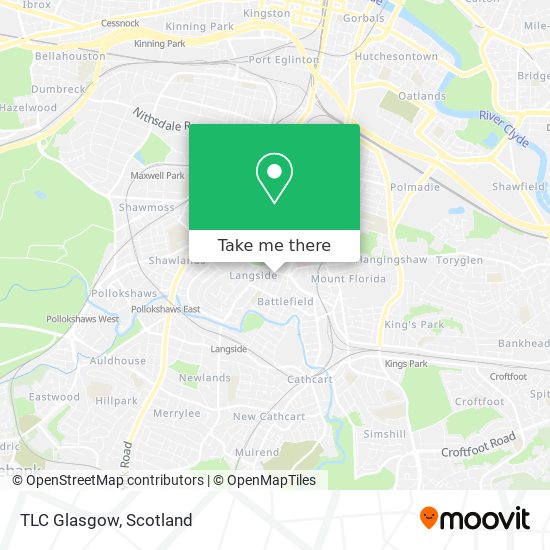 TLC Glasgow map