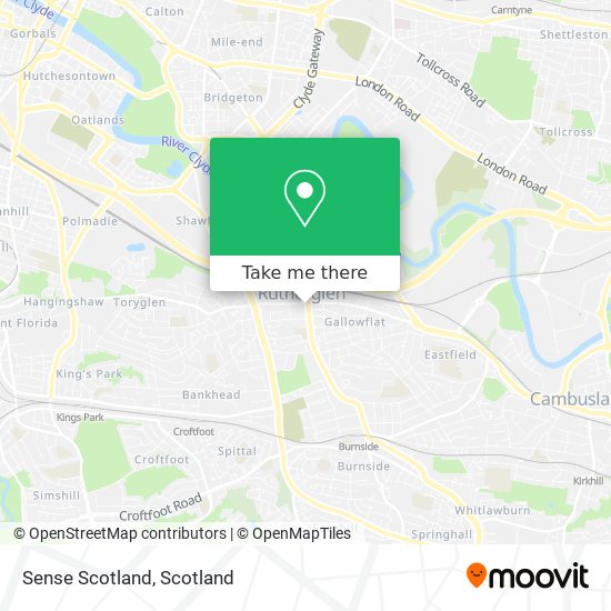 Sense Scotland map