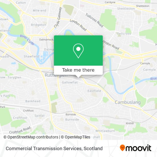 Commercial Transmission Services map