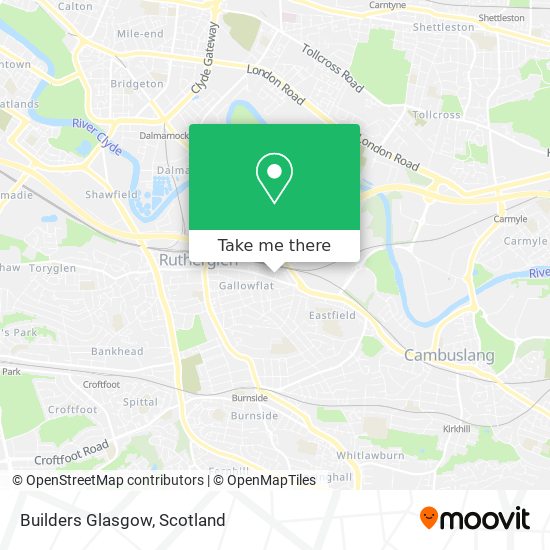 Builders Glasgow map