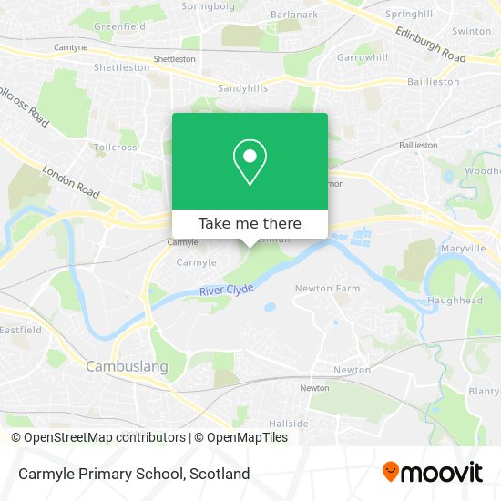 Carmyle Primary School map