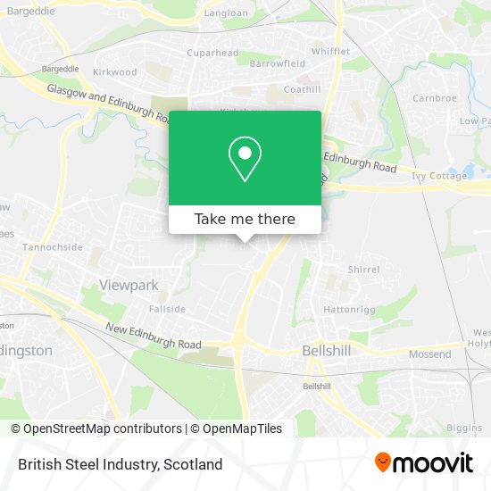 British Steel Industry map