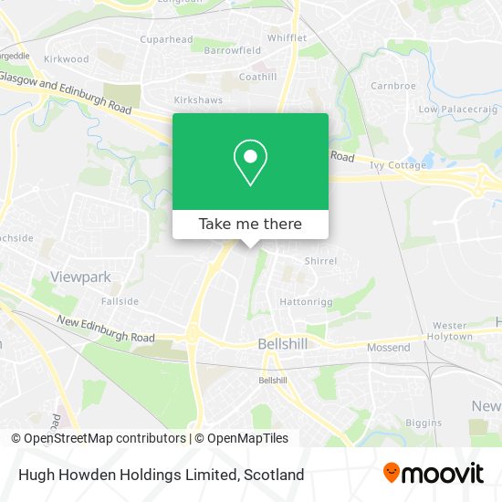 Hugh Howden Holdings Limited map