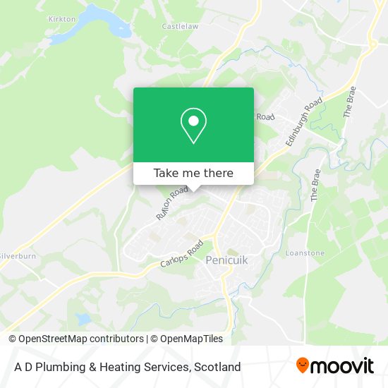 A D Plumbing & Heating Services map