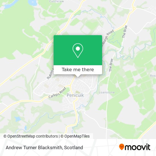 Andrew Turner Blacksmith map