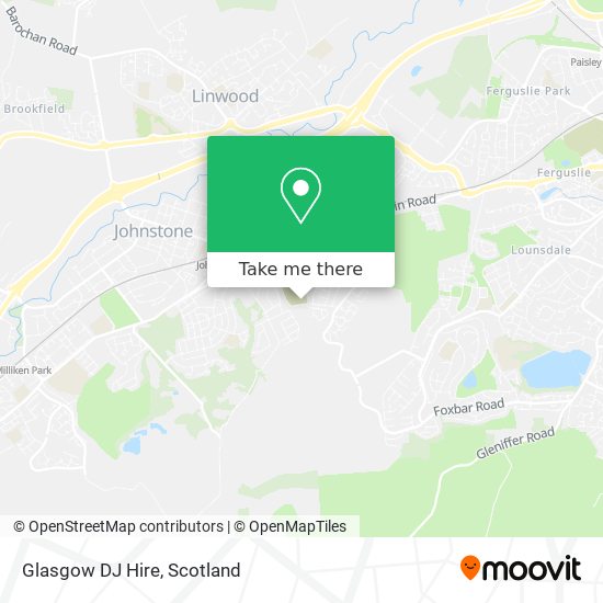 Glasgow DJ Hire map