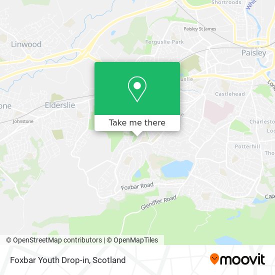 Foxbar Youth Drop-in map