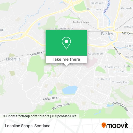 Lochline Shops map